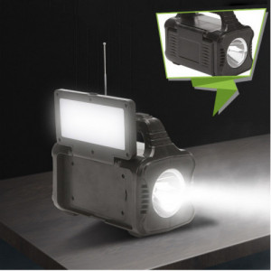Kit solar fotovoltaic GD-8072, echipat cu dispozitive USB , 4 becuri LED si radio FM pescuit , camping , drumetii