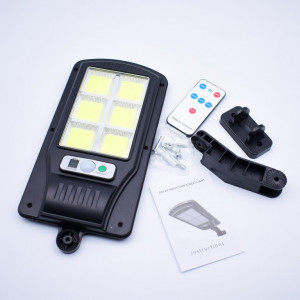 Lampa Solara Cu Acumulator De Exterior,Senzor,Telecomanda,6 LED COB – BL-120-6COB