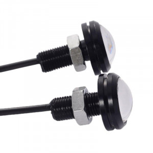 Leduri auto 23MM 12V - 9W, set de 2 bucăți, ip65, alb - iluminare eficientă și rezistentă la apă pentru mașina ta