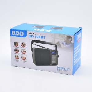 Radio Portabil Cu Acumulator, USB/TF, AM/FM/SW/ Lanterna – RD-308BTS