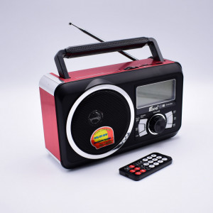 Radio Portabil Cu MP3,TF/SD/USB,RECORDER,FM,Afisaj Electronic Si Telecomanda, FP-910RC