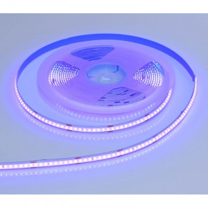 Banda Led COB mov - ExteriorInterior IP65, Flexibil, adeziva, - 252ledm - 12Wml - Rola 5m