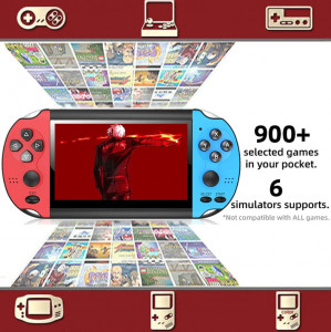 Consola de jocuri retro portabila X7S, display 3.4 inch, TV-Out, 10000 jocuri