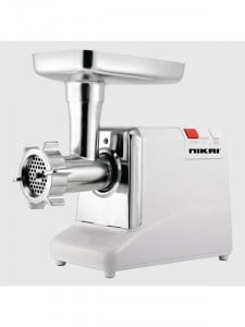 Masina de tocat carne electrica, profesionala, Nikai Meat grinder NMG-752, 300W, cutit inox, 2 site