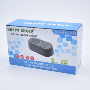 Radio Cu Ceas ,Ecran LED,FM, Alarma dual, HAPPY SHEEP CR-370