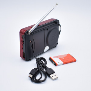 Radio Portabil cu Acumulator BL-5C,MP3,microSD/USB,FM,Afisaj Electronic, JOC -H022UR