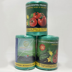 ATA DE PALISAT pentru sere, solarii, UV, PREMIUM 500 G, 900 M, ALBASTRA / VERDE