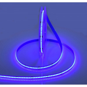 Banda Led COB Albastru - Exterior/Interior IP65, Flexibil, adeziva, - 252led/m - 12W/ml - Rola/5m