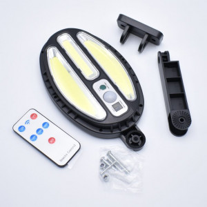 Lampa Solara Cu Acumulator De Exterior,Telecomanda,96 LED COB – BL-HB-8188A