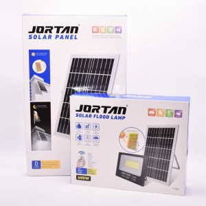 Proiector 600W cu LED SMD, panou solar si telecomanda – JT-BJ600W-TZ
