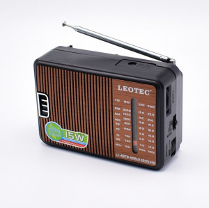 Radio Portabil Cu Baterii ,FM/MW/SW1/SW2- LT-607B