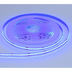 Banda Led COB Albastru - ExteriorInterior IP65, Flexibil, adeziva, - 252ledm - 12Wml - Rola5m