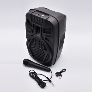 Boxa Portabila Cu MP3,USB,Bluetooth,Radio FM,Microfon,Led Speaker, SPEAKER ZQS-6131