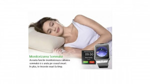 Ceas Smartwatch DZ09, bluetooth, Apelare, Contacte, Pedometru, Galerie, Cronometru, Camera 1.3MP, 1.54 Inch, Auriu