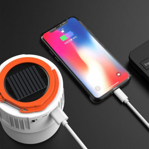 Lanterna solara 42 LED reîncărcabilă USB difuzor camping, exterior/interior ,wireless