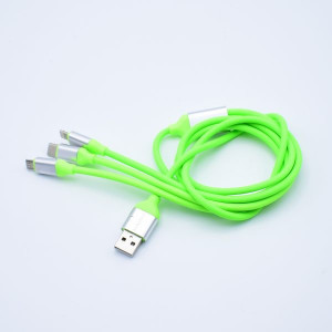 Cablu De date Si Incarcare 3in1 Elworld,USBType CIPmicroUSB,Fast Charging – JXL-100