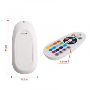 Led RGB Auto 36mm cu Telecomanda 