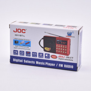 Radio Portabil cu Acumulator,Bluetooth,TF/USB,FM,Afisaj, JOC-H011BT-L