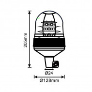GIROFAR LED 18 LEDURI DE 3W - 12V/24V