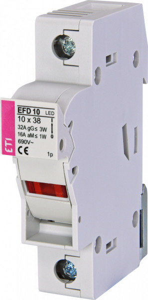 Separator sigurante fuzibile EFD 10 1p LED eti