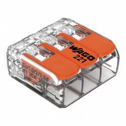 Clema wago pentru conductor cu grosimea intre 0.5 - 6 mm² ,221-613