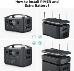 Baterie suplimentara pentru ecoflow River 288 Wh