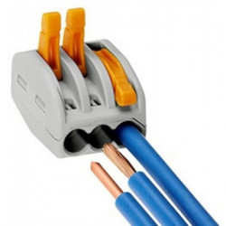 Conector WAGO cu 3 intrari 222-413