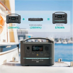 Generator solar electric ecoflow River 600 Max