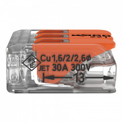 Clema wago pentru conductor cu grosimea intre 0.5 - 6 mm² ,221-613