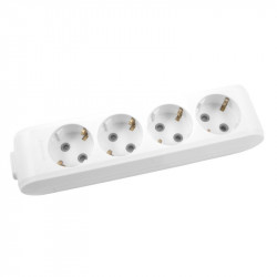 PRELUNGITOR FARA CABLU Panasonic,4P SCHUKO 16A 3500W ALB