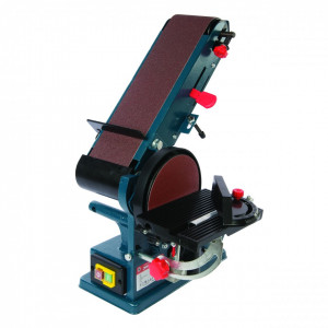 Polizor de banc, 350W, disc 150mm, banda 914-915 x 100mm, 1450Rpm, Silverline