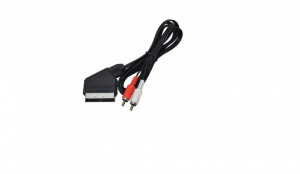 Cablu video, SCART la 2 x RCA, 1.5m, Deltac C