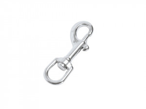 Carabina breloc cu inel rotativ zincata, 65mm, Mega