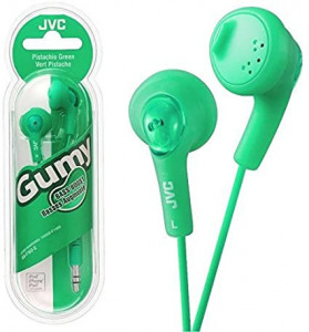 Casti audio In-ear , 1m, verde pistachio green, bass boost, JVC Gumy