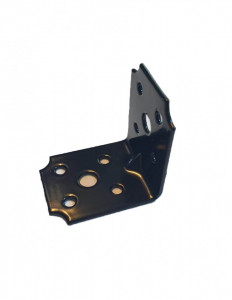 Coltar metalic, pentru lemn cu ranforsare, 50 x 50 mm, negru, F.F. Group