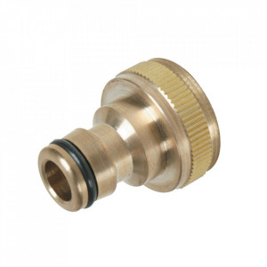 Conector cupla furtun gradina profesional, alama, conectare robinet 3/4" , iesire 1/2", Silverline