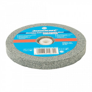 Disc piatra pentru slefuitor de banc, 125mm x 13mm, grit 46, mediu,Silverline