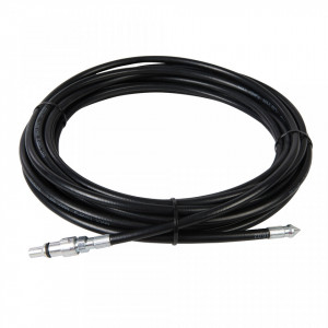 Furtun desfundat canalizari 10m, compatibil aparat spalat cu presiune, 110bar, cap glont, Silverline