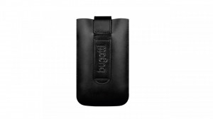 Husa universala piele naturala, negru, 120 x 78mm, Bugatti