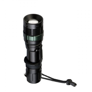 Lanterna aluminiu rezistenta impact, 138 mm, 200lumeni, 125m, lupa, Arlec