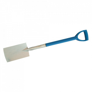 Lopata profesionala inox, maner otel strat polipropilena , 1 m , lama 280 x 180mm, Silverline