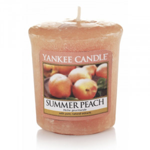 Lumanare parfumata Votive Peach Bellini, 49g, Yankee Candle