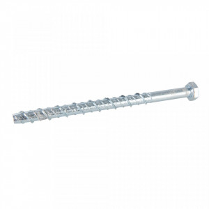 Set 10 suruburi fixare directa in beton si zidarie, M8 x 130mm, Fixman