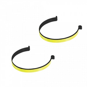 Set 2 clipsuri reflectorizante pantaloni, ciclism, Silverline