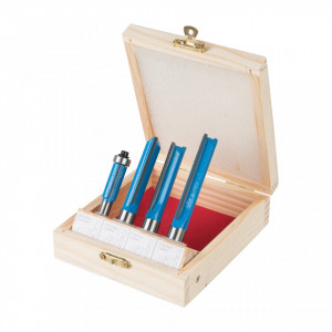 Set 4 freze lemn, oberfreza lemn, 8-12mm, Silverline