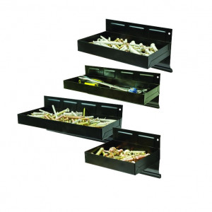 Set 4 sertare magnetice organizare scule, accesorii, 150-310mm, Silverline