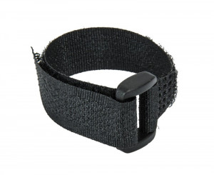 Set 5 benzi velcro cu catarama, negru, 12 x 150mm, Dedra
