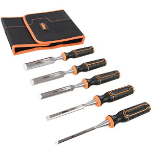 Set 5 piese dalti profesionale pentru sculptura lemn , 6, 12, 19, 25, 32 mm , Triton