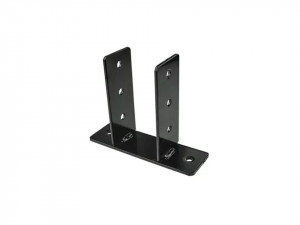Suport stalp pergola, latime 100mm, inaltime 150mm, talpa 190mm, negru, F.F. GROUP