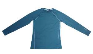 Bluza termica femei, ultra-usoara, M, elastica, verde turquoise, Crivit